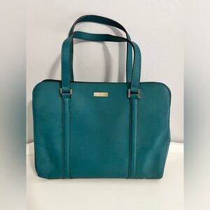 Teal leather Michael Kors Shoulder Bag